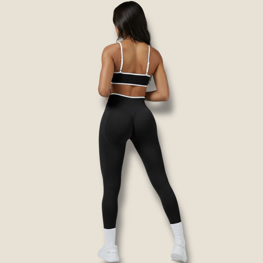 lange Sportleggings mit Sport-BH Set - AuriFit 