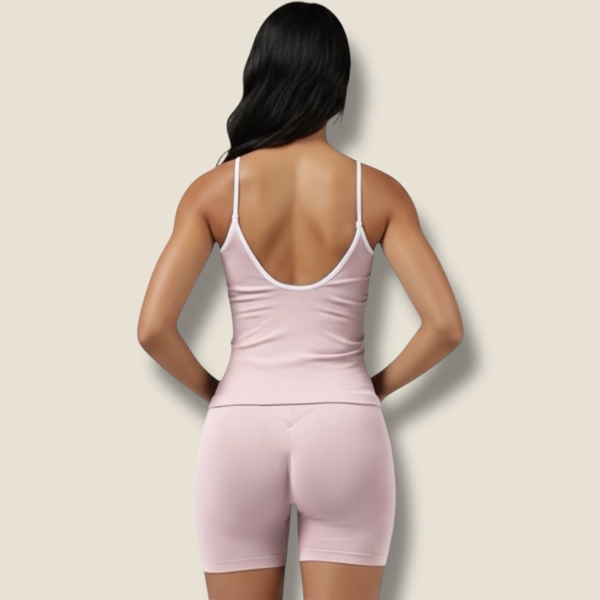 langes Trainingstop mit kurzer Hose Set - AuriFit 