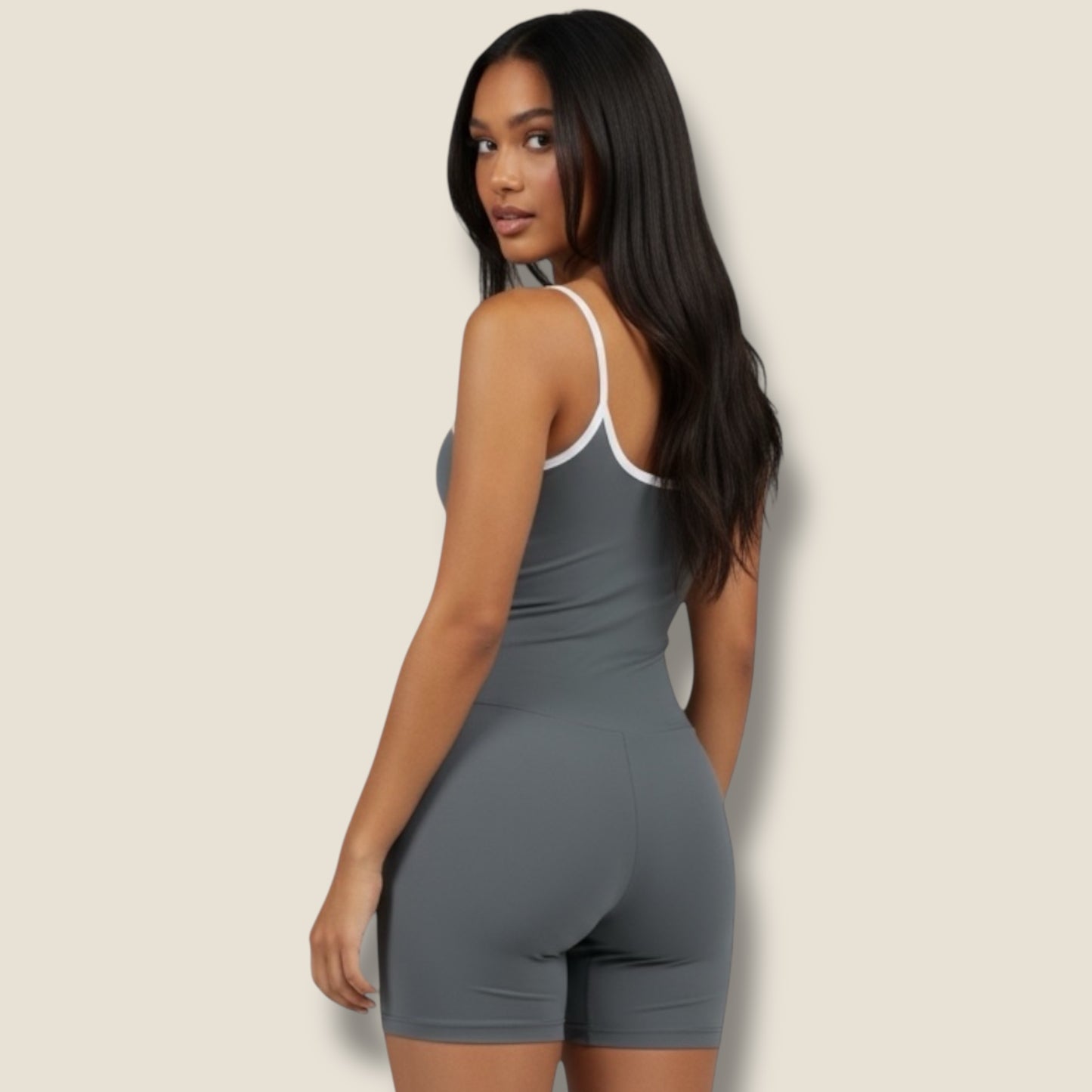 langes Trainingstop mit kurzer Hose Set - AuriFit 