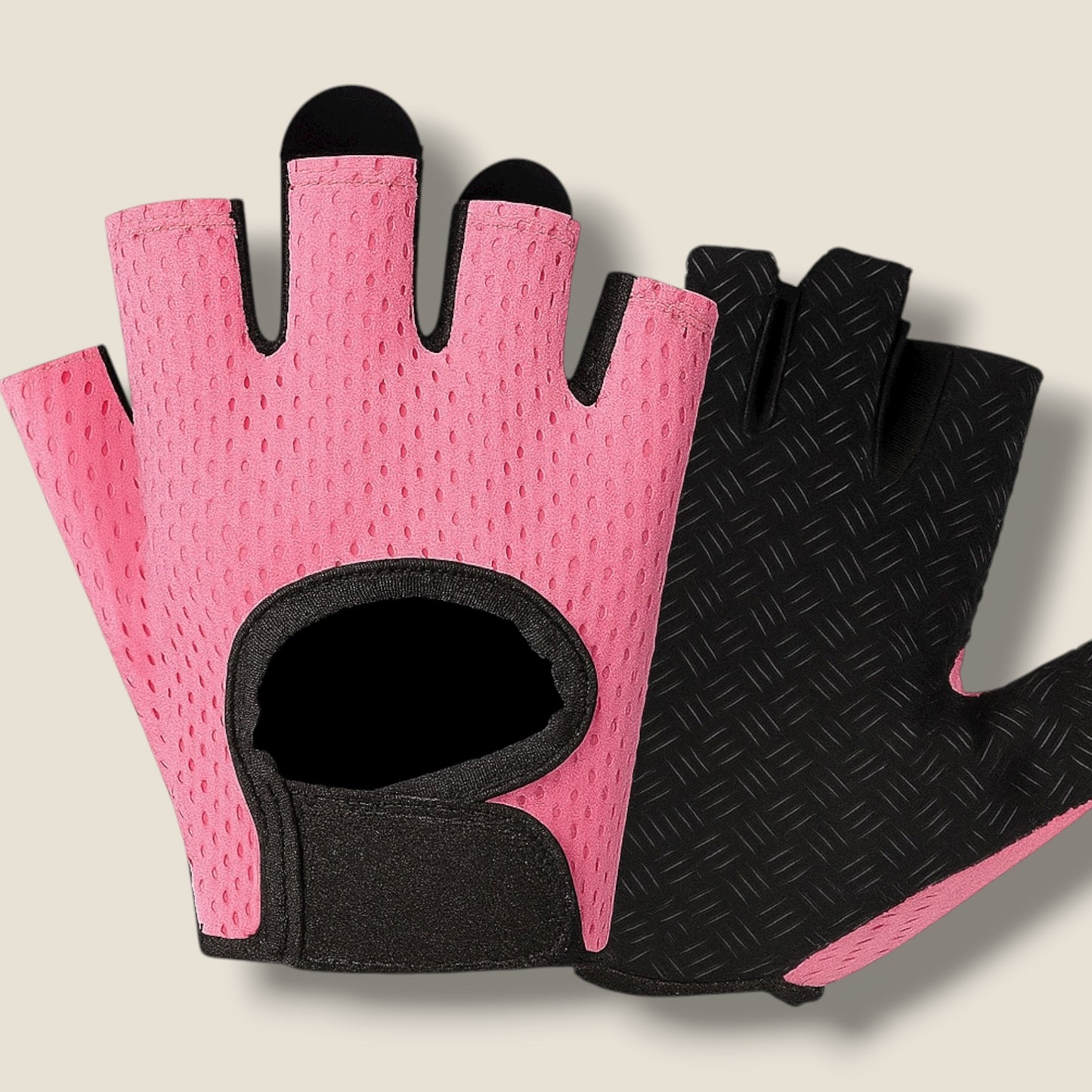 atmungsaktive, rutschfeste Halbfinger-Handschuhe - AuriFit 